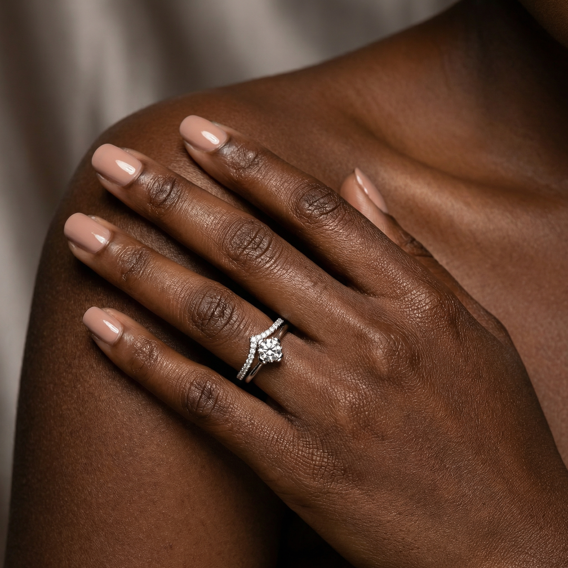 Bague de promesse "Douce étreinte"