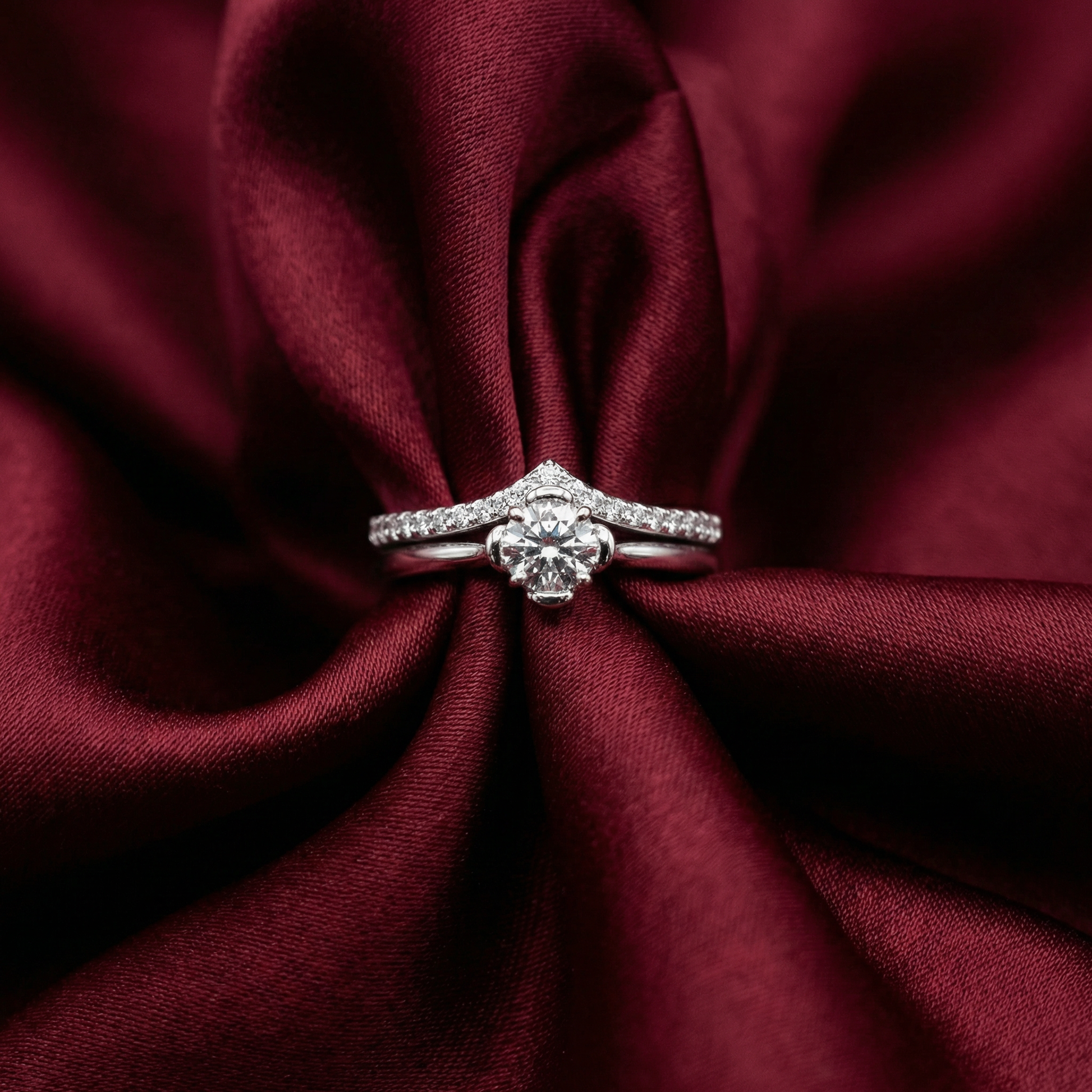 Bague de promesse "Douce étreinte"